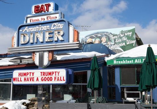 Do Restaurants that Put Up Political Business Signs Have Better Sales?