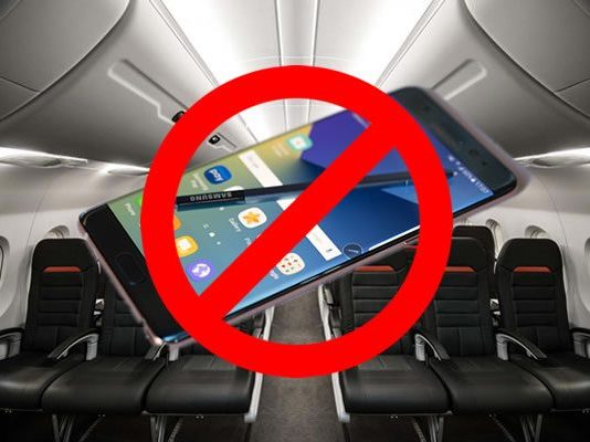 Samsung Galaxy Note 7 Now Banned in US Flights